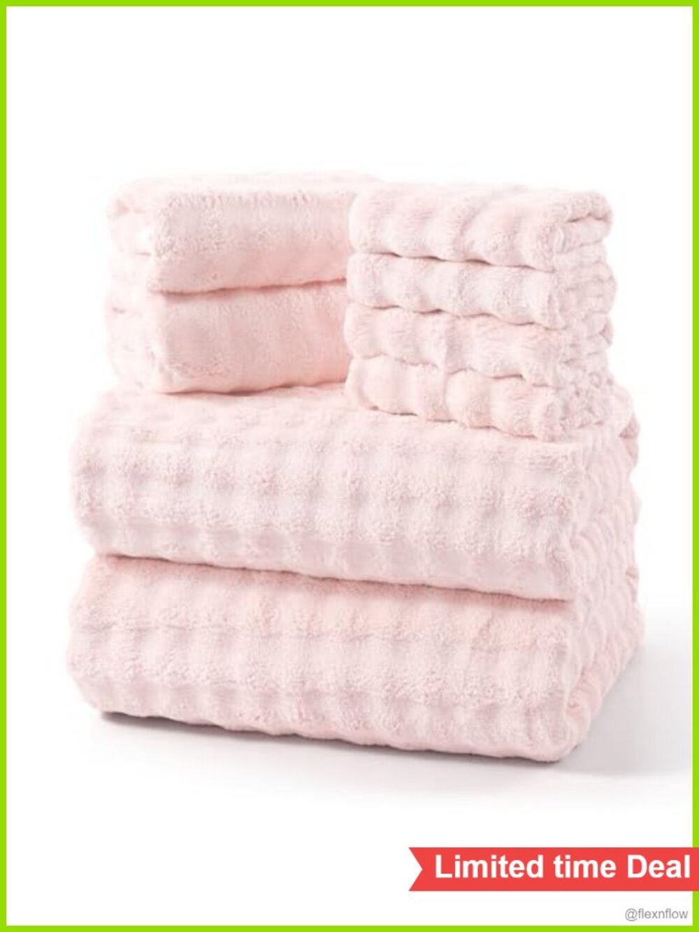 8Piece Microfiber Bath Towel Set Quick Dry Absorbent Bath Sheet Hand Towel